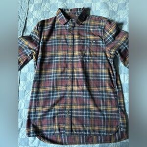 Vans multi-color collared shirt